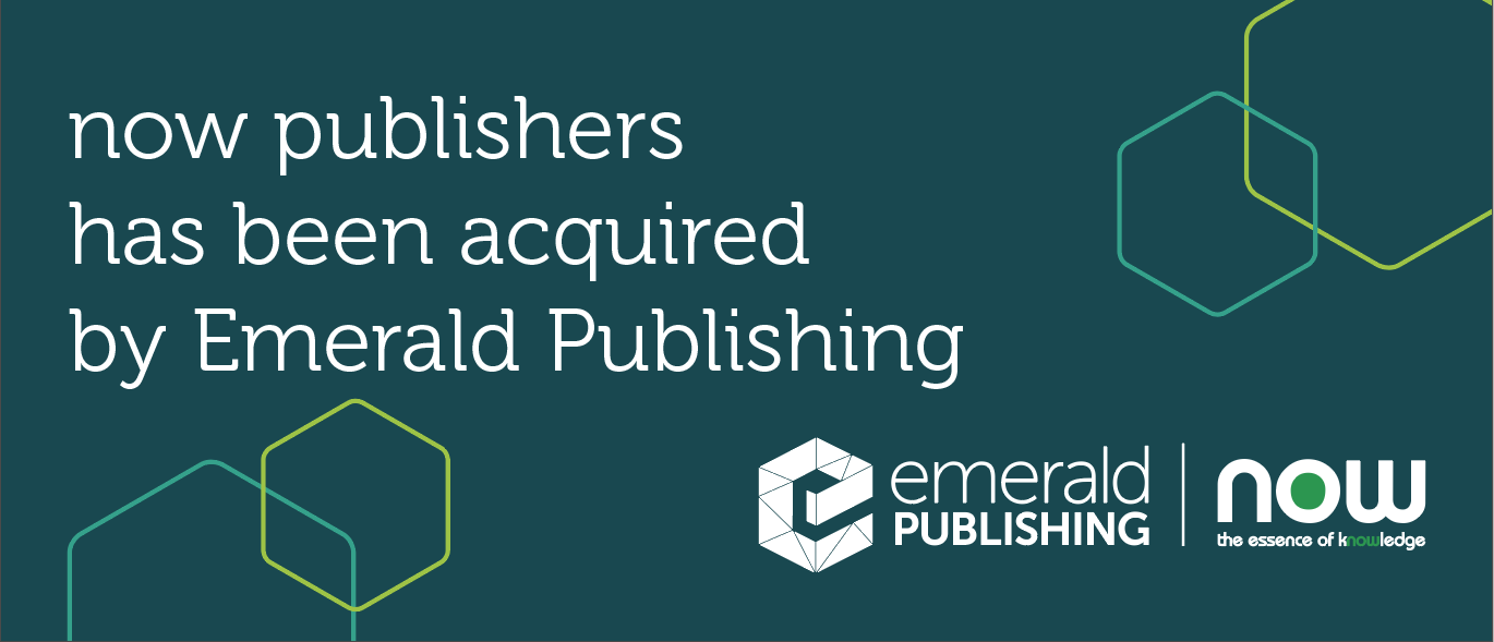 Emerald acquisition of Now Publishers